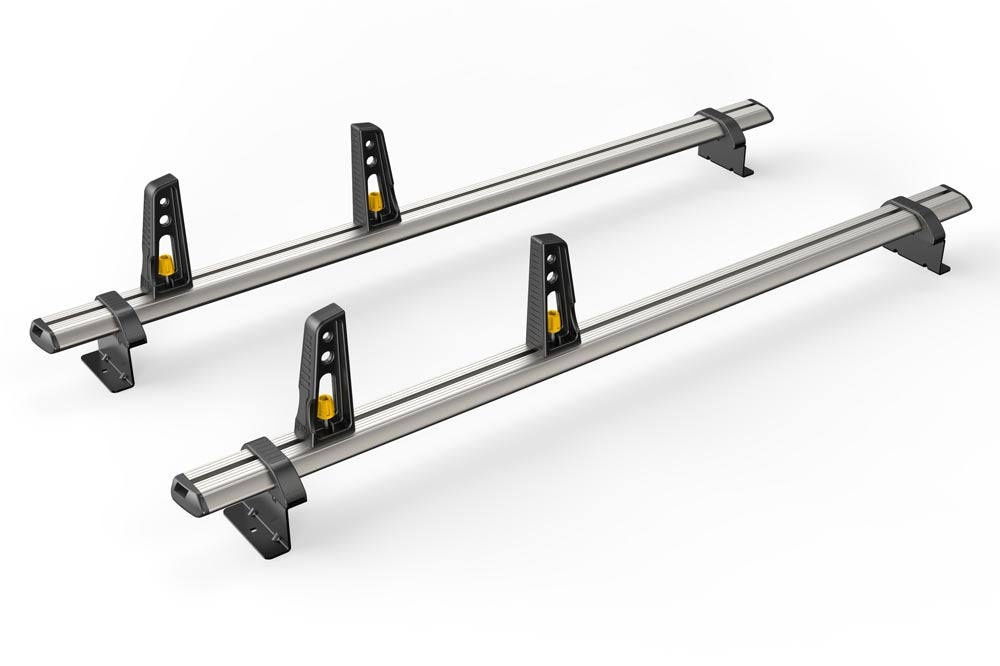 2x ULTI Bars Aluminium Roof Bars Renault Trafic 2001 - 2014