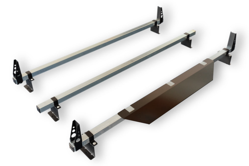 3x Steel-Line Roof Bars incl. wind deflector LEVC VN5