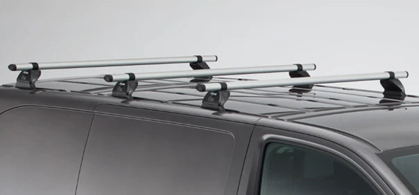 Rhino KammBar 3 Bar Roof Rack And Rear Roller Bundle Renault Trafic - View #10