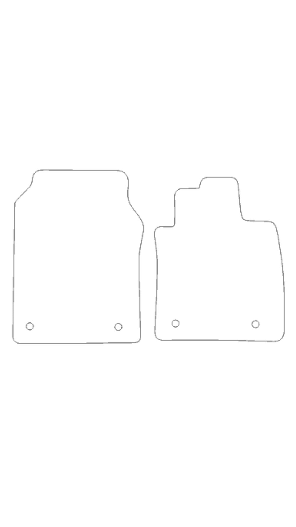Ford Courier 2024 - Present Rubber Mats