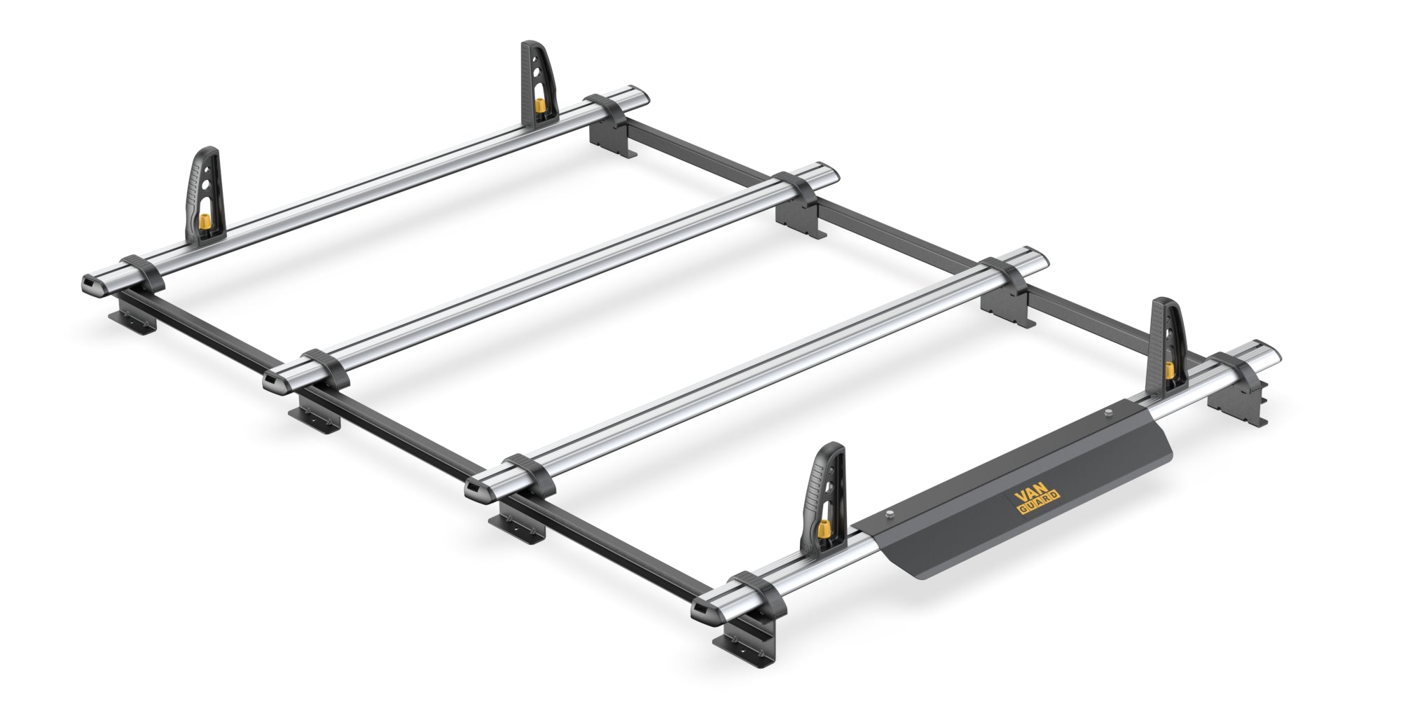 4x ULTI Bars Aluminium Roof Bars Renault Trafic 2001 - 2014