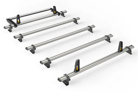 5x ULTI Bars Aluminium Roof Bars Nissan NV400 2010 - 2021