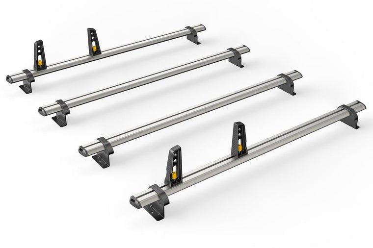 4x ULTI Bars Aluminium Roof Bars Volkswagen Caddy 2015 - 2020
