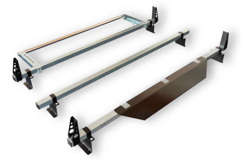 3x Steel-Line Roof Bars incl. wind deflector LEVC VN5