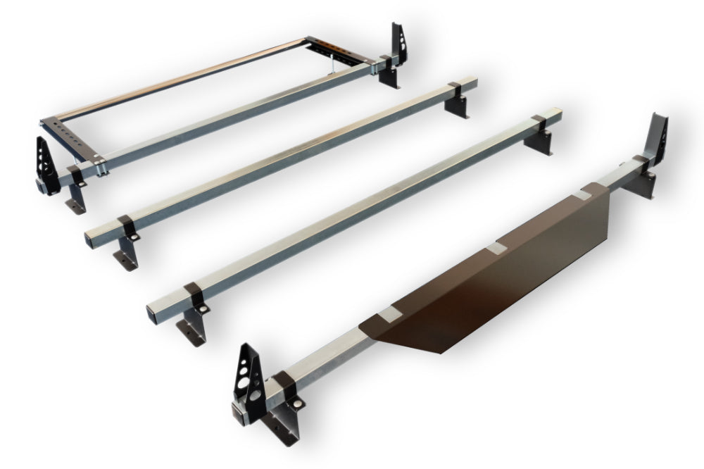 4x Steel-Line Roof Bars incl. wind deflector Renault Trafic 2014 - Present