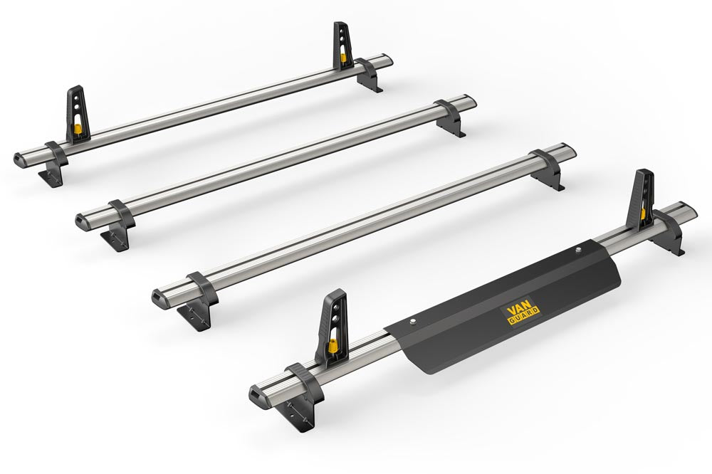 4x ULTI Bars Aluminium Roof Bars Renault Trafic 2014 - Present